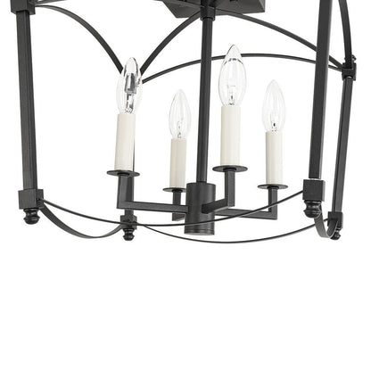 Celeste Retro 4 Light Open Frame Lantern Cage Ceiling Light