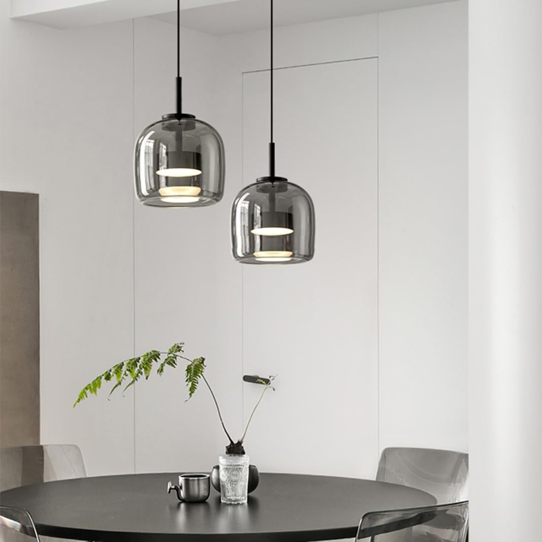 Raith Mouth Blown Glass Shade Pendant Light