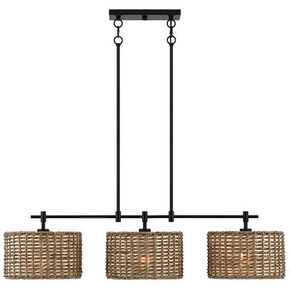 Raphael Beachy 3 Light Dimmable Drum Chandelier for Dining Room