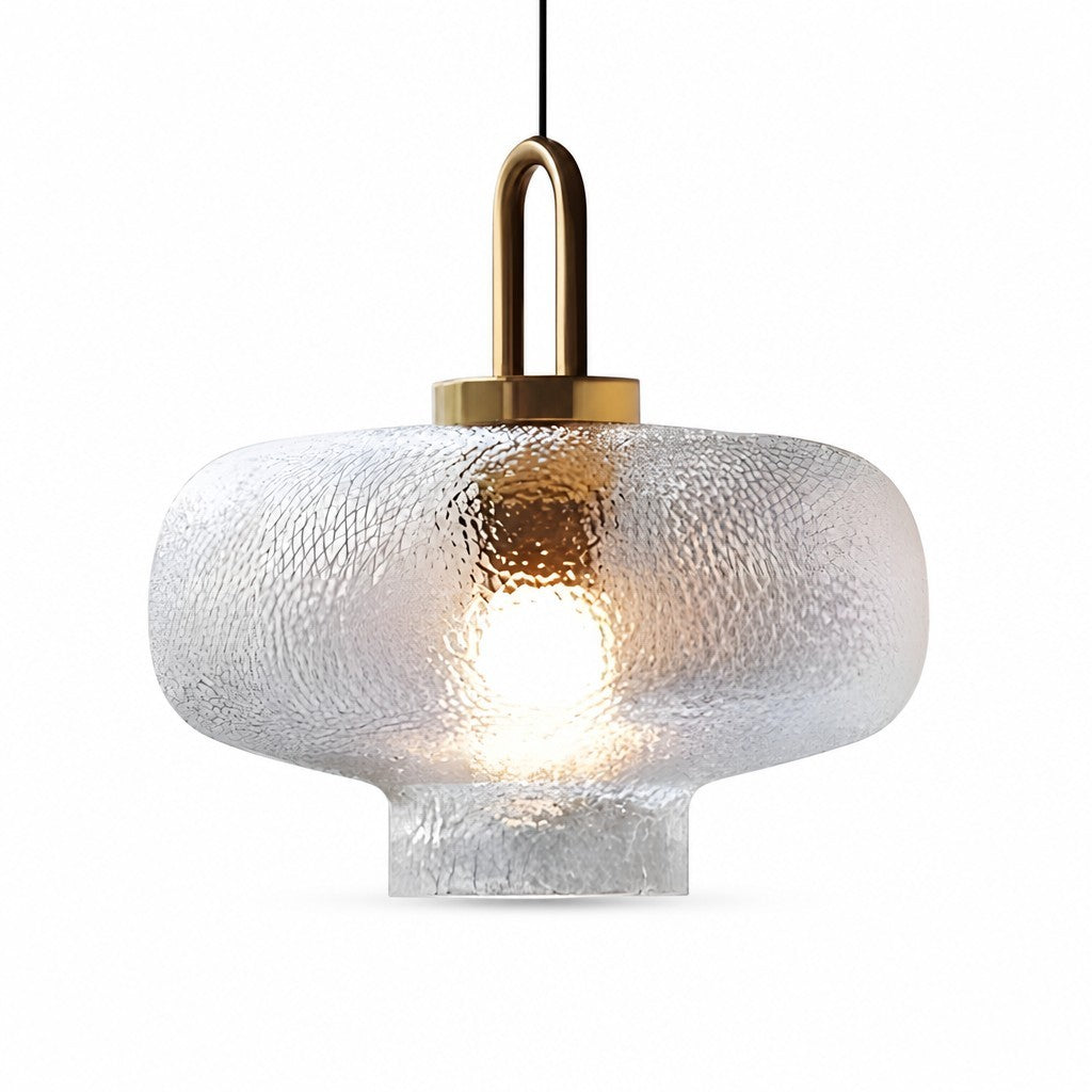 Cove Rustic Glass Metal Pendant Light