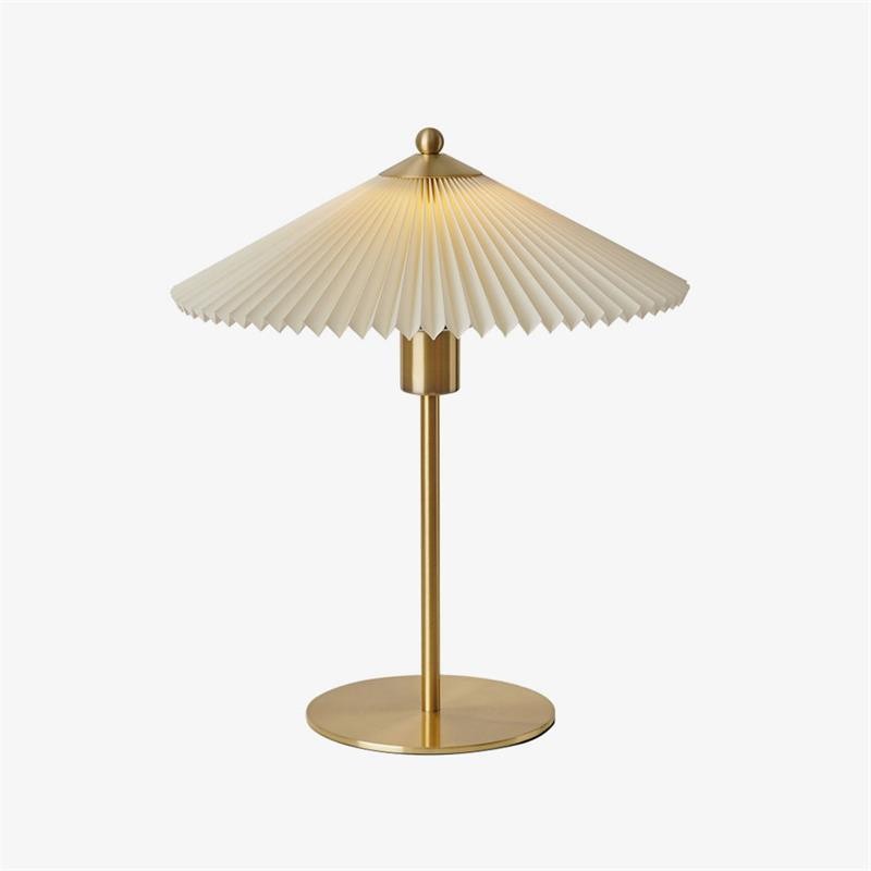 Isha Pleated Shade Table Lamp