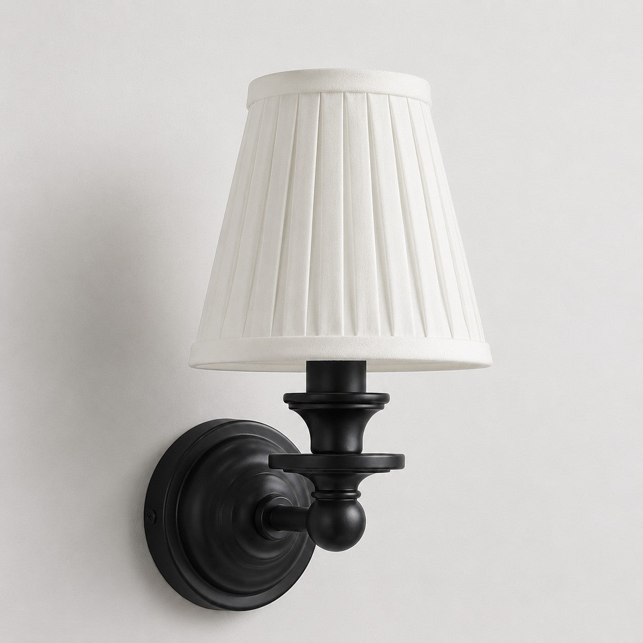 Ashby Vintage Linen Shade Wall Light