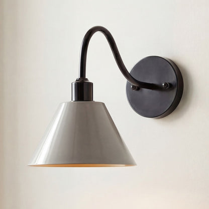 Ferm Minimalist Industrial Tapered Sconce