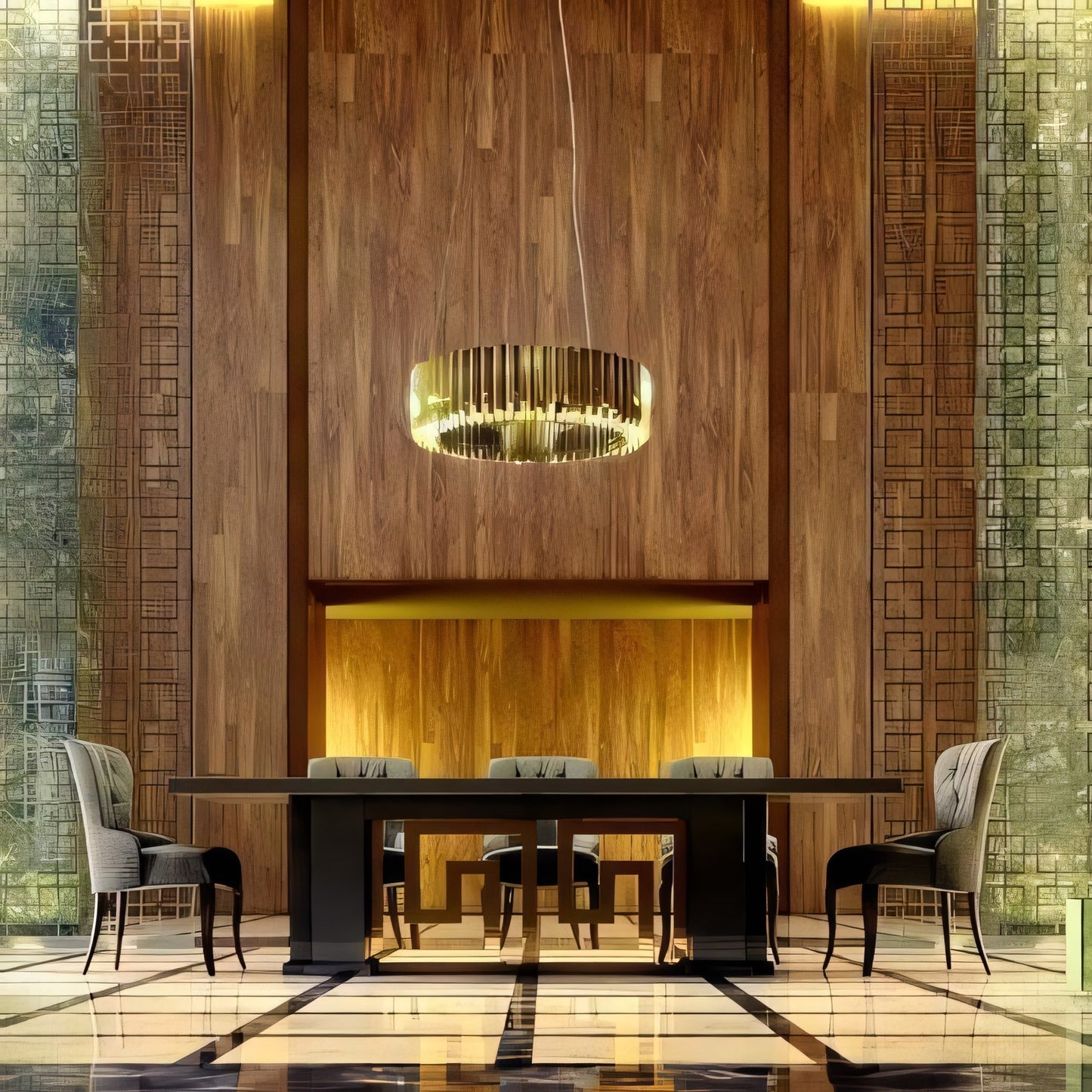 Jasper Facet Chandelier Collection