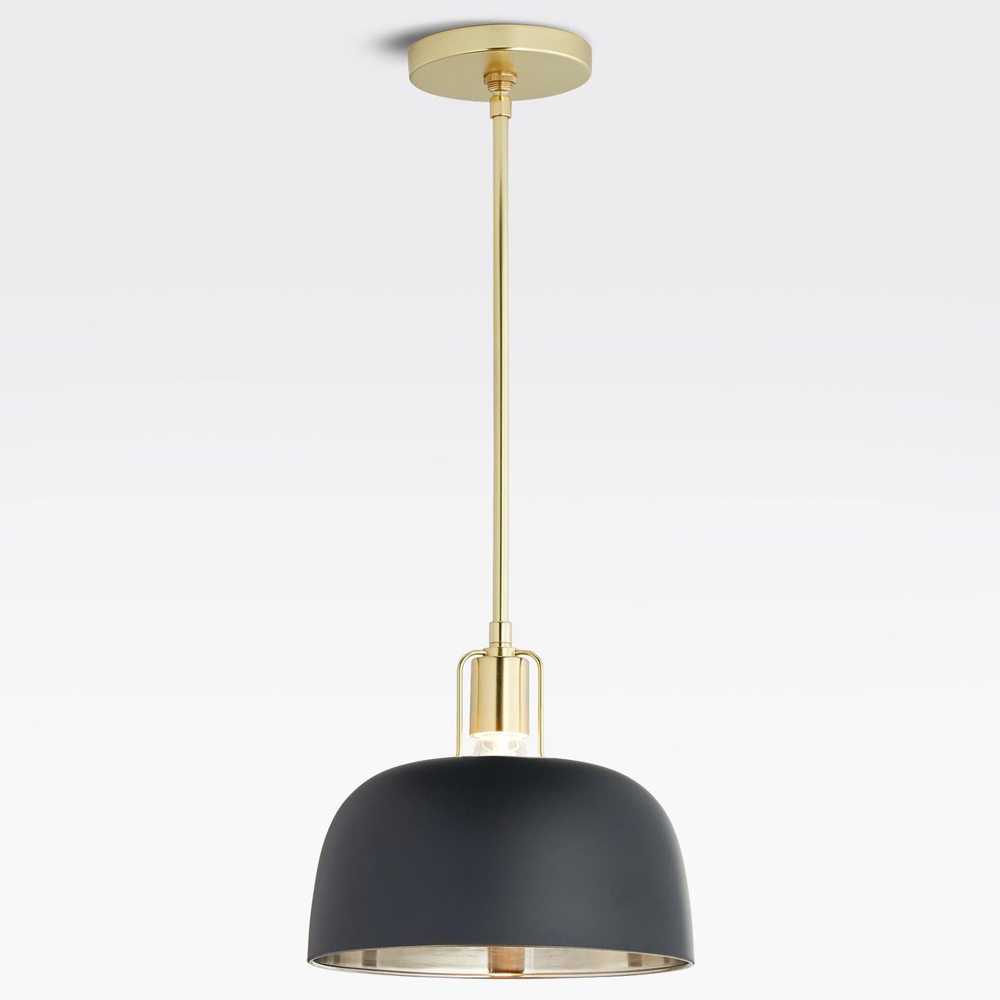 Frey Mid Century Metal Dome Pendant Light