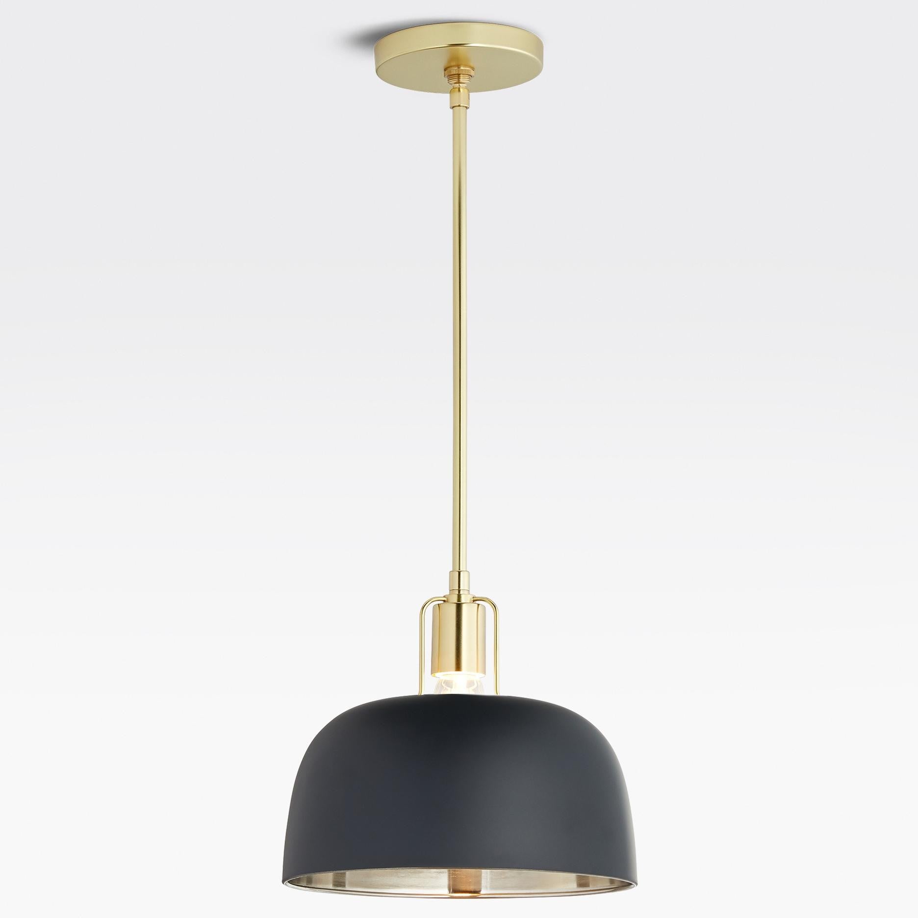 Frey Mid Century Metal Dome Pendant Light