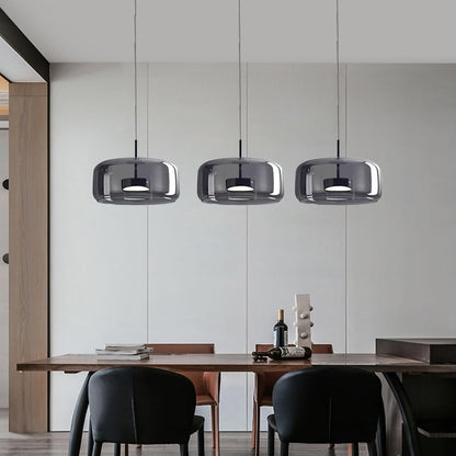 Raith Mouth Blown Glass Shade Pendant Light