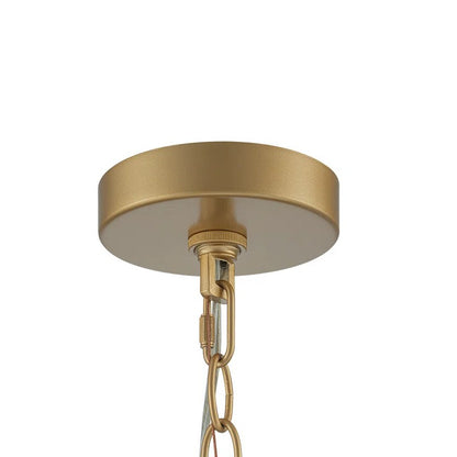 Tycho Modern Fluted Glass Drum Pendant