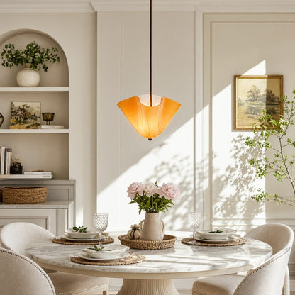 Franklin Modern Shell Glass Fazzo Pendant Light
