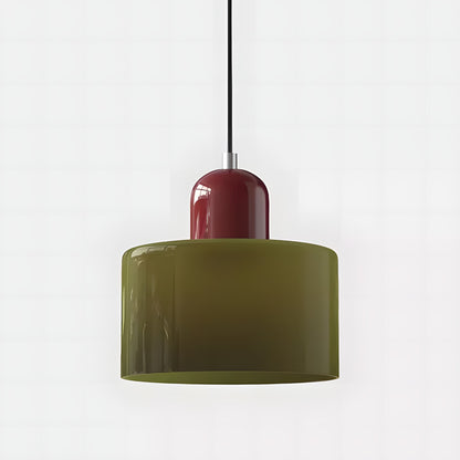 Colorful Creative Small Fresh Glass Shade Pendant Light