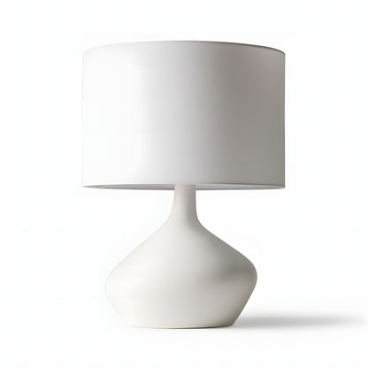Daphne Vintage Ceramic Linen Shade Table Lamp