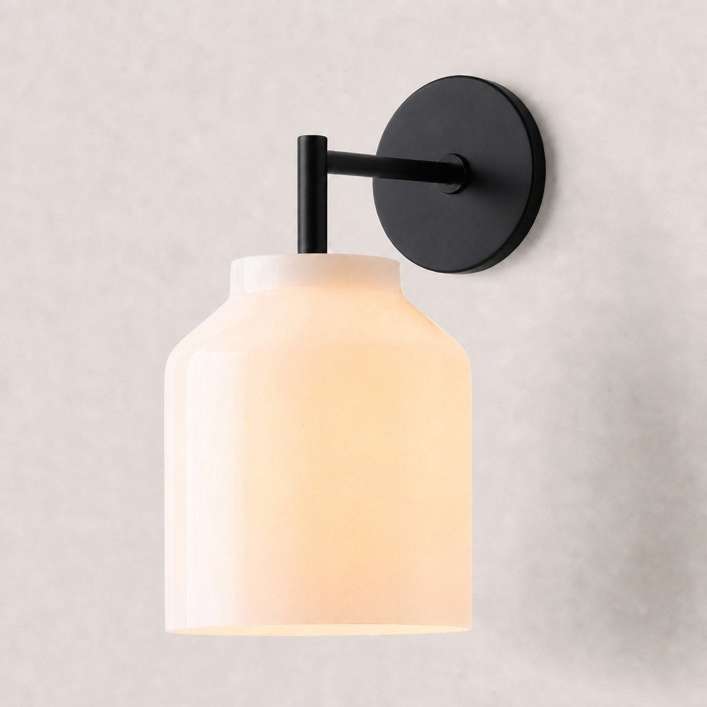 Drilon Nordic Minimalist Morandi Matte Metal Wall Sconce