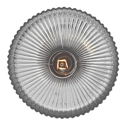 Hesper Farmhouse Ribbed Glass Pendant Light
