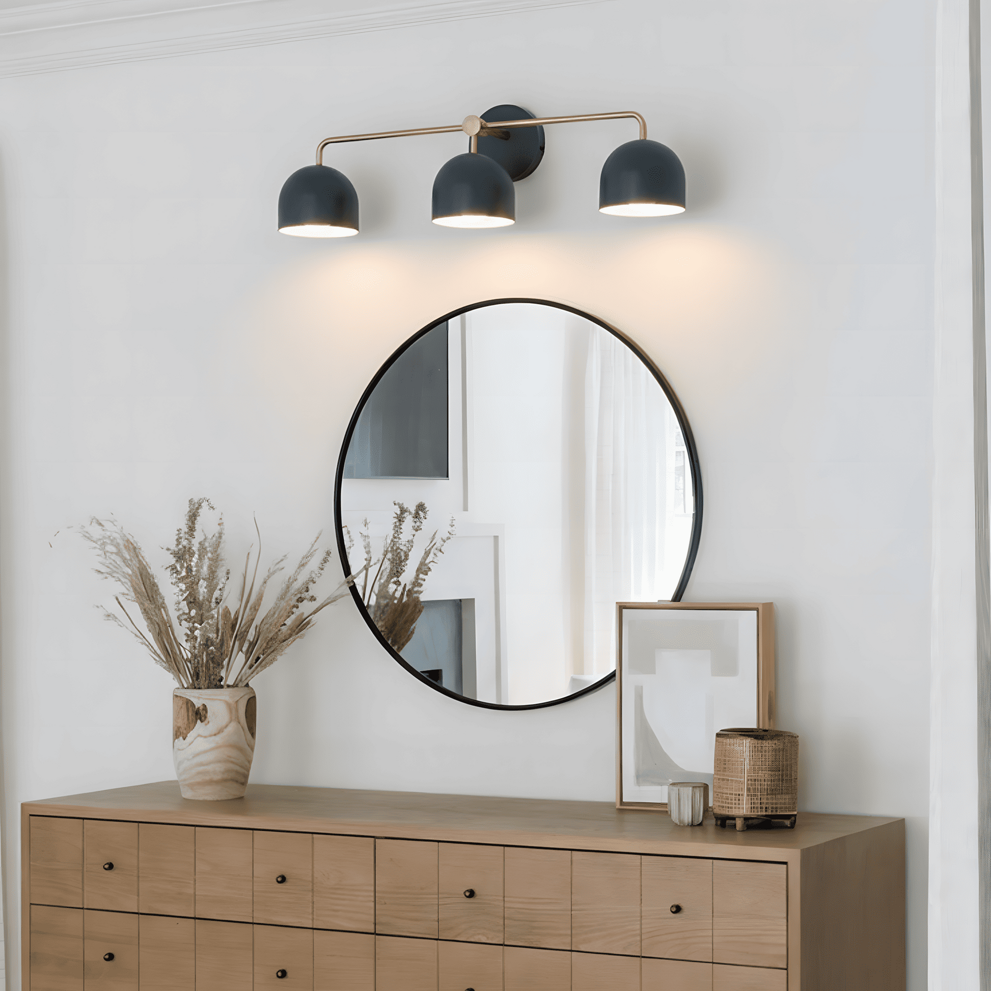 Astair Nordic Metal Multicolored Vanity Sconce