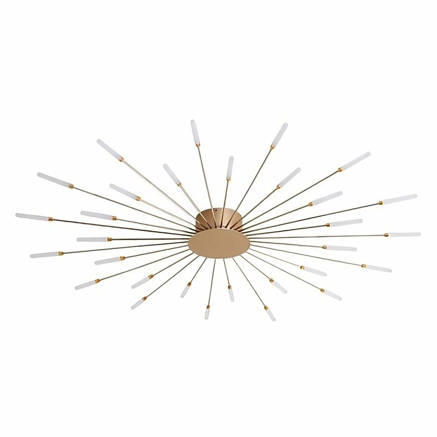 Pranika Modern Sputnik LED Fireworks Semi Flush Mount Ceiling Light