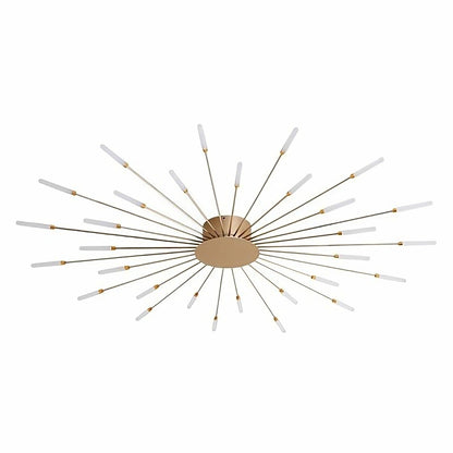 Pranika Modern Sputnik LED Fireworks Semi Flush Mount Ceiling Light