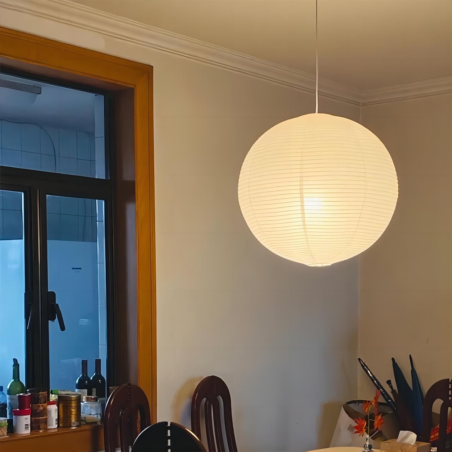 Gianna Japanese Paper Lantern Pendant Light