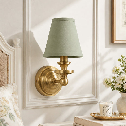 Corbin Vintage Color Fabric Wall Sconce