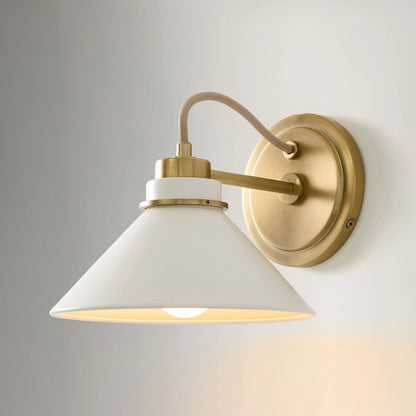 Kalevipoeg Modern Farmhouse Cone Shade Wall Sconce