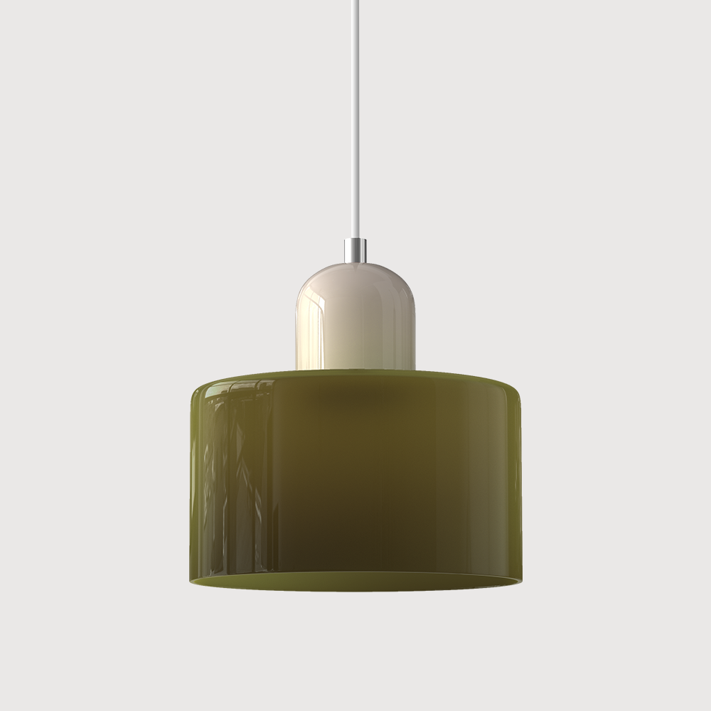 Colorful Creative Small Fresh Glass Shade Pendant Light