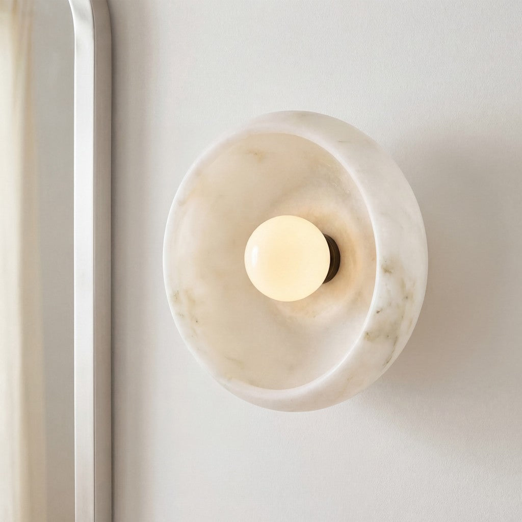 Vega Retro Bowl Shade Wall Sconce
