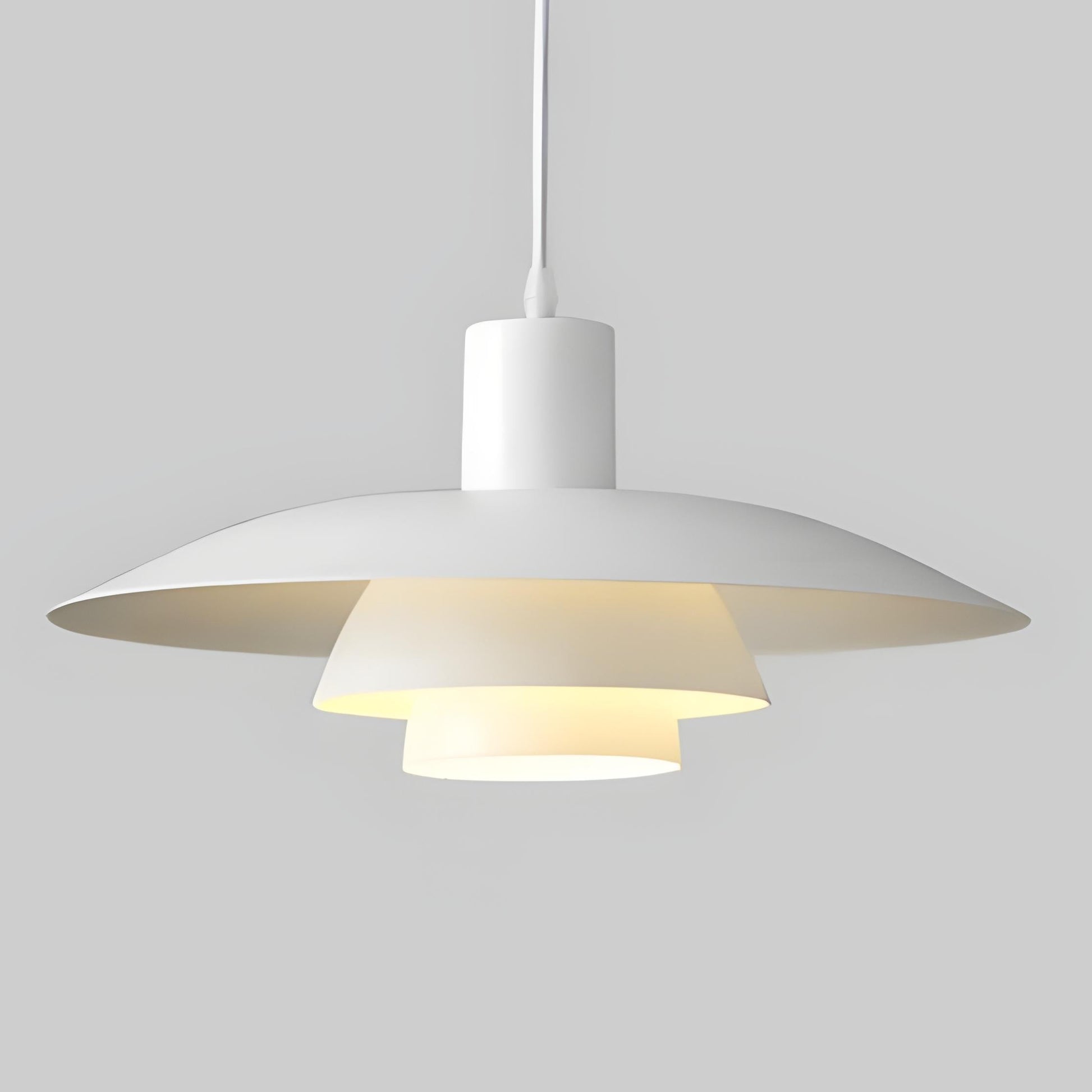 Emery Nordic Three Tier Metal Disc Pendant Light