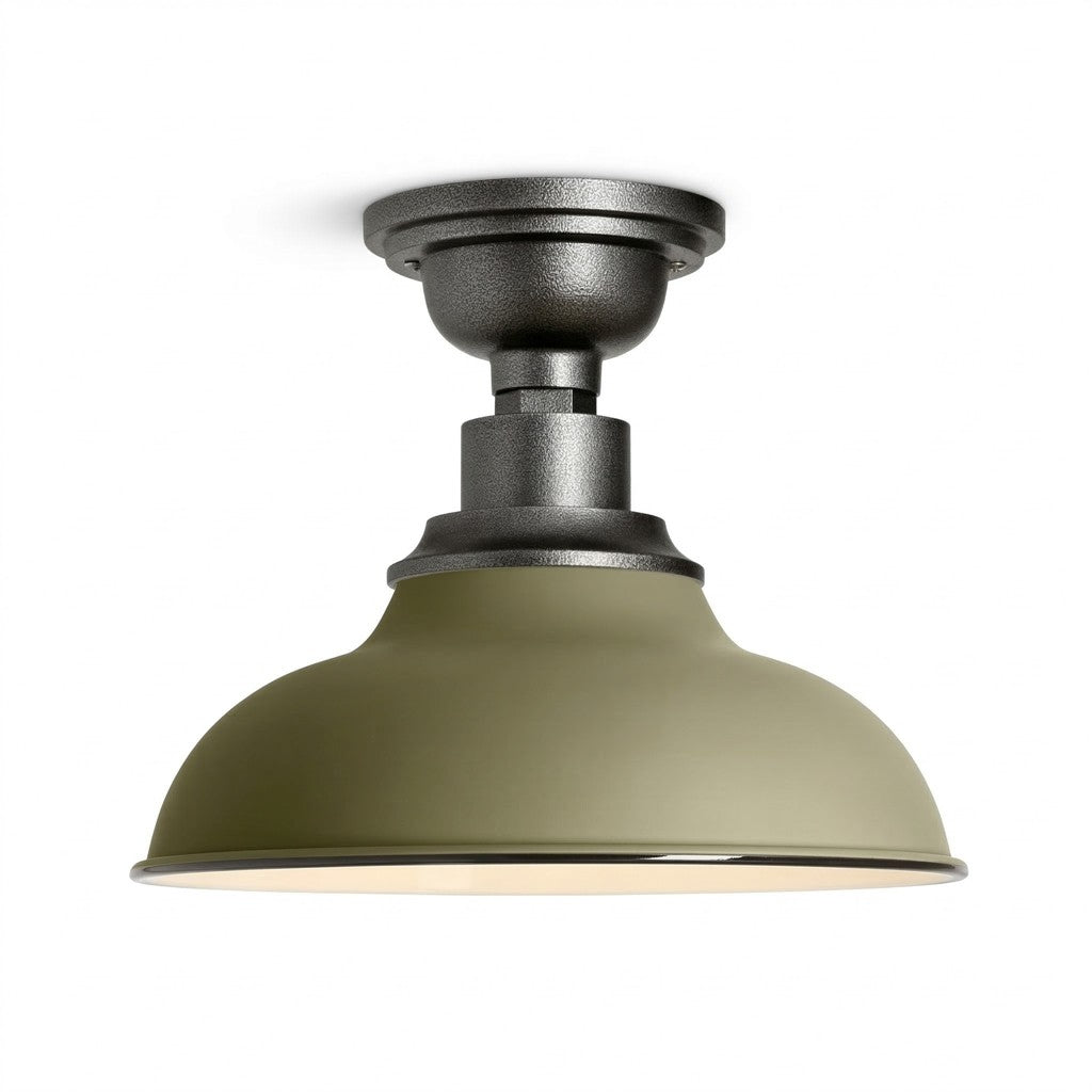 Creed Classic Industrial Metal Dome Ceiling Light