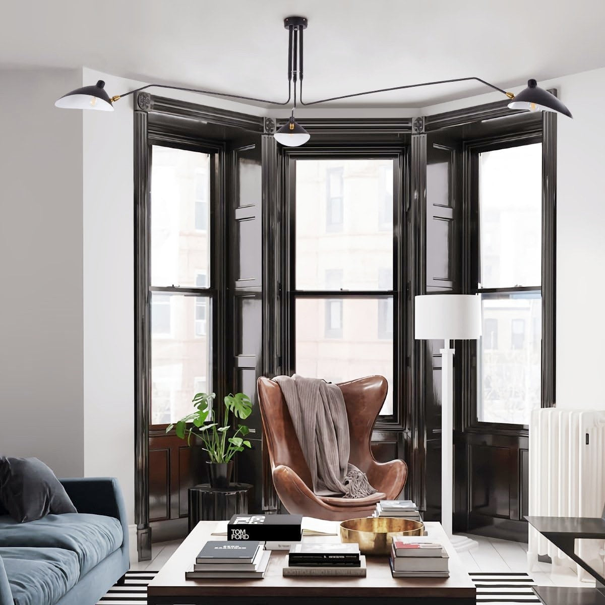Octavia Duckbill Multihead Ceiling Lamp