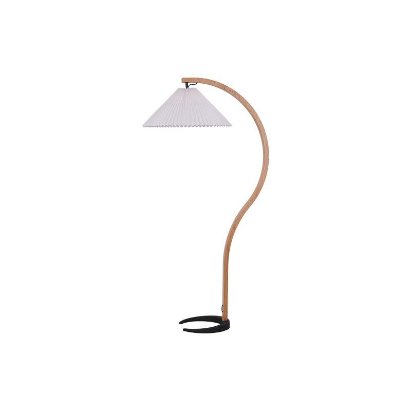 Anamika Vintage Mid Century Wooden Floor Lamp