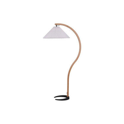 Anamika Vintage Mid Century Wooden Floor Lamp