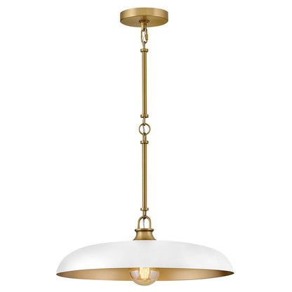 Leila Industrial Rustic Bronze Cone Shade Pendant Light