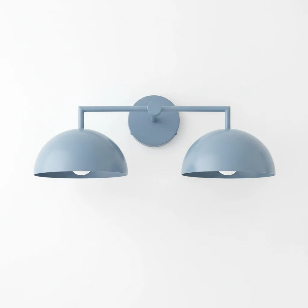 Burton Modern Nordic Morandi 2-Light Metal Wall Light