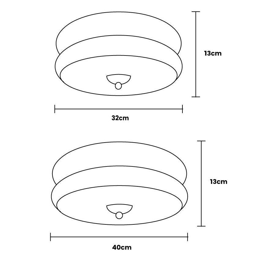 Mehar Art Deco LED Vintage Ceiling Light