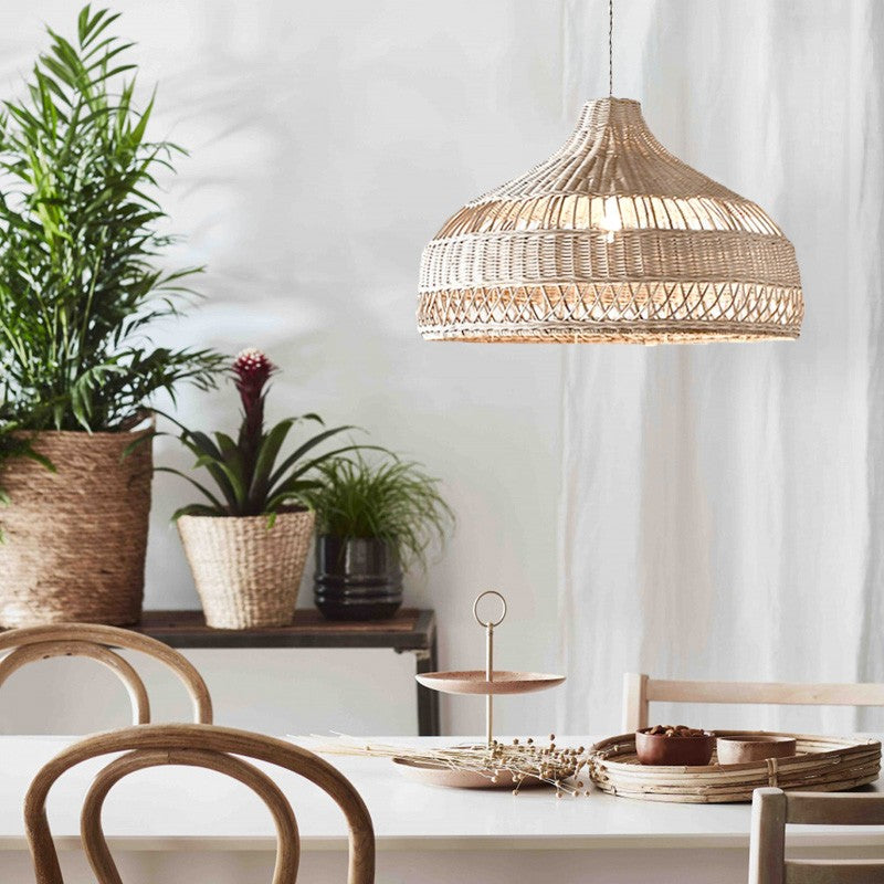 Wisteria Handmade Woven Rattan Pendant Light