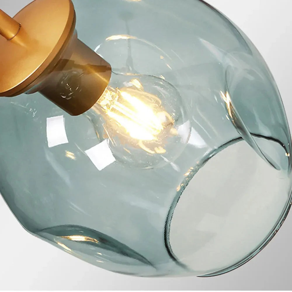 Evren Modern Branching Bubble Glass Chandelier