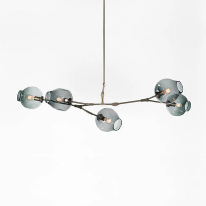 Evren Modern Branching Bubble Glass Chandelier