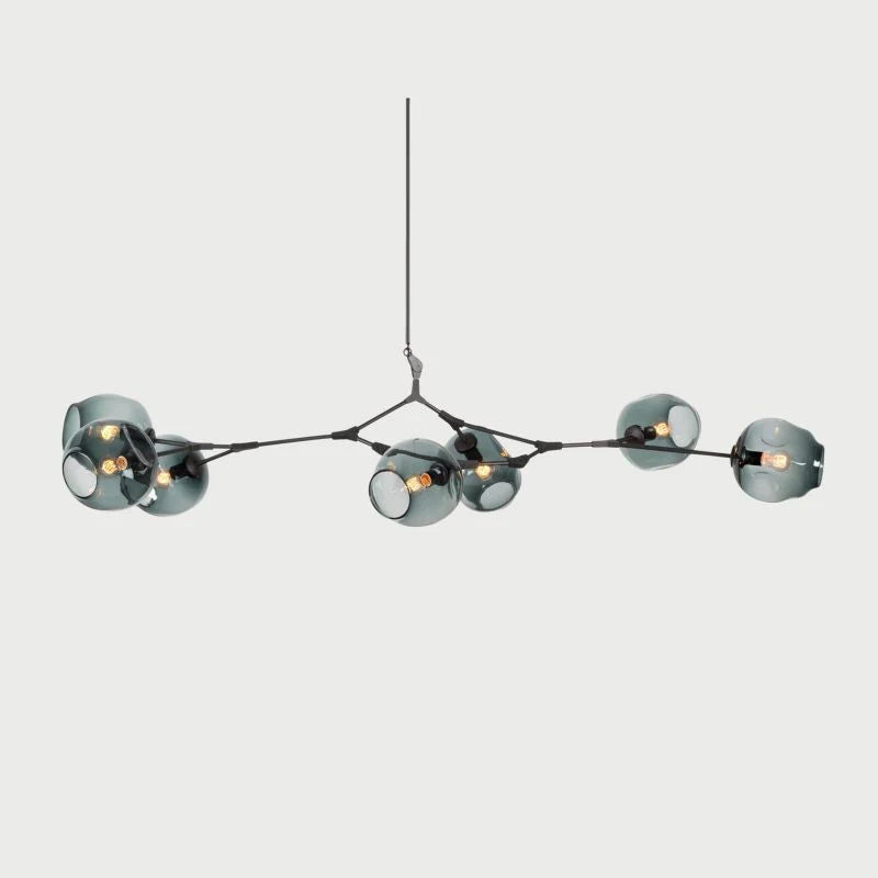Evren Modern Branching Bubble Glass Chandelier