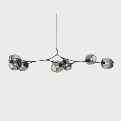 Evren Modern Branching Bubble Glass Chandelier