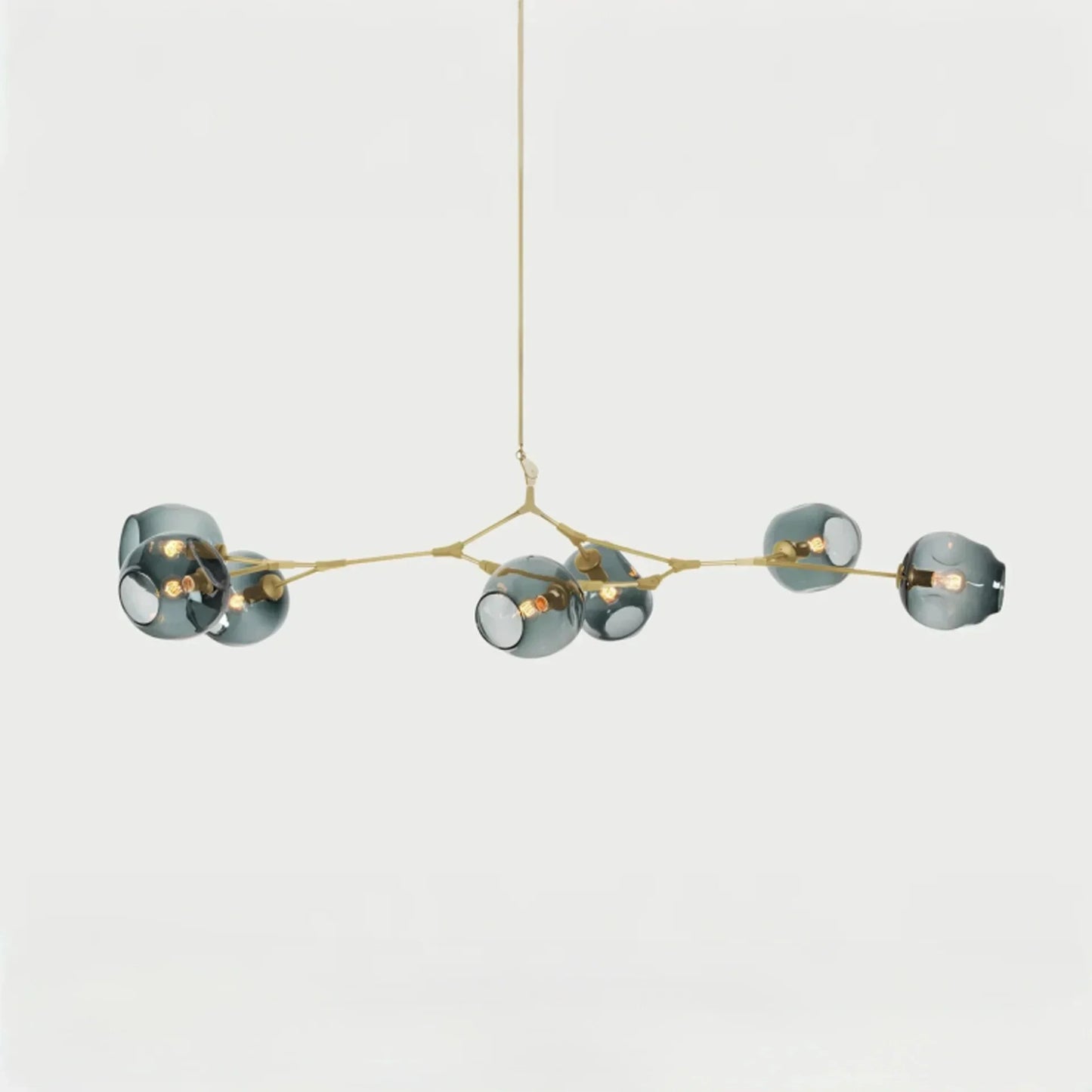 Evren Modern Branching Bubble Glass Chandelier