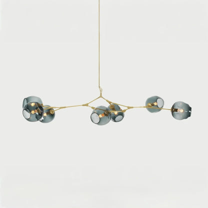 Evren Modern Branching Bubble Glass Chandelier