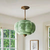 Nylen Vintage Antique Brass Glass Ceiling Light