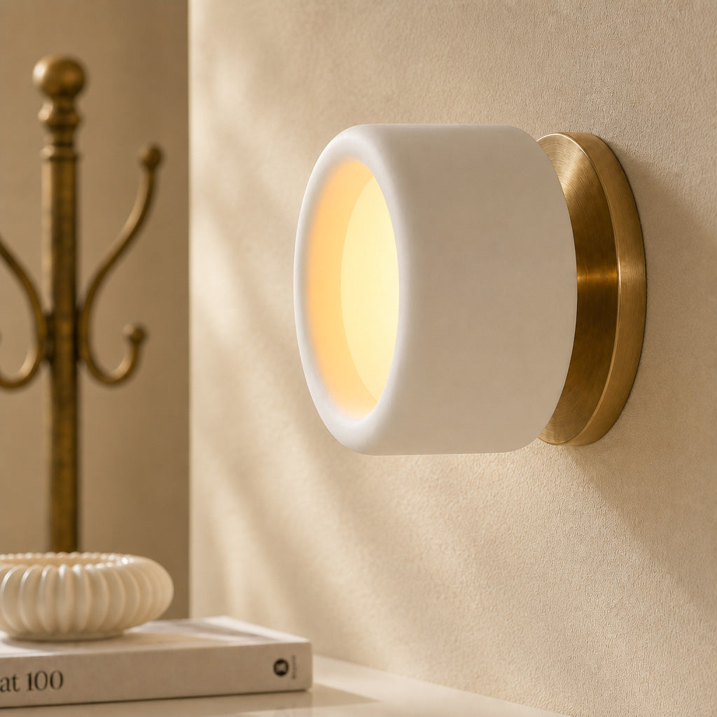Orvyn Modern Elegant Porcelain Wall Sconce