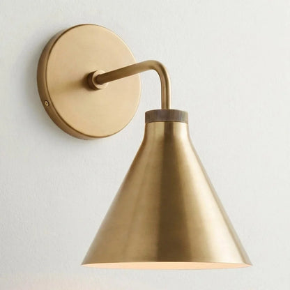 Orrin Industrial Minimalist Metal Tapered Sconce