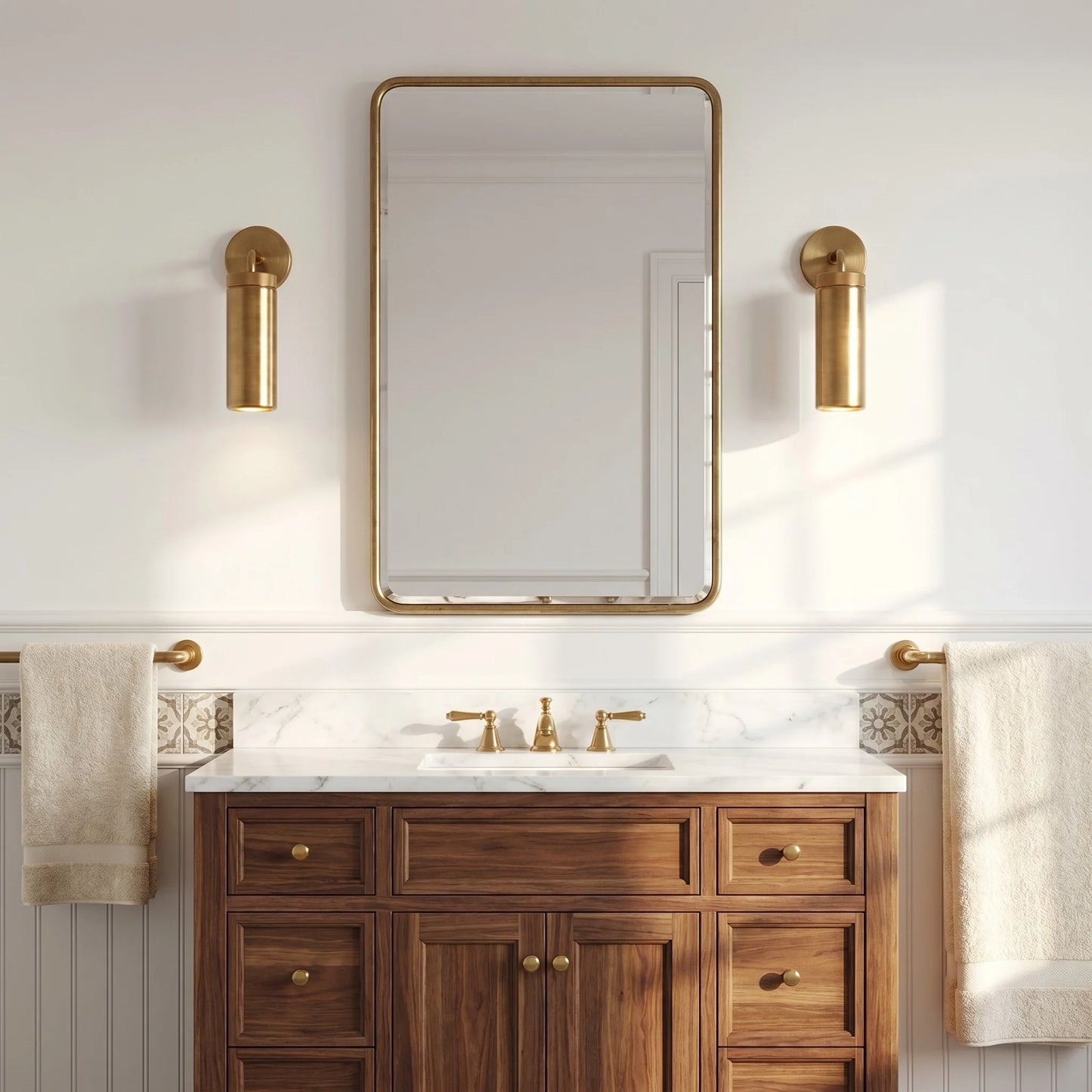 Orrin Industrial Minimalist Metal Tapered Sconce