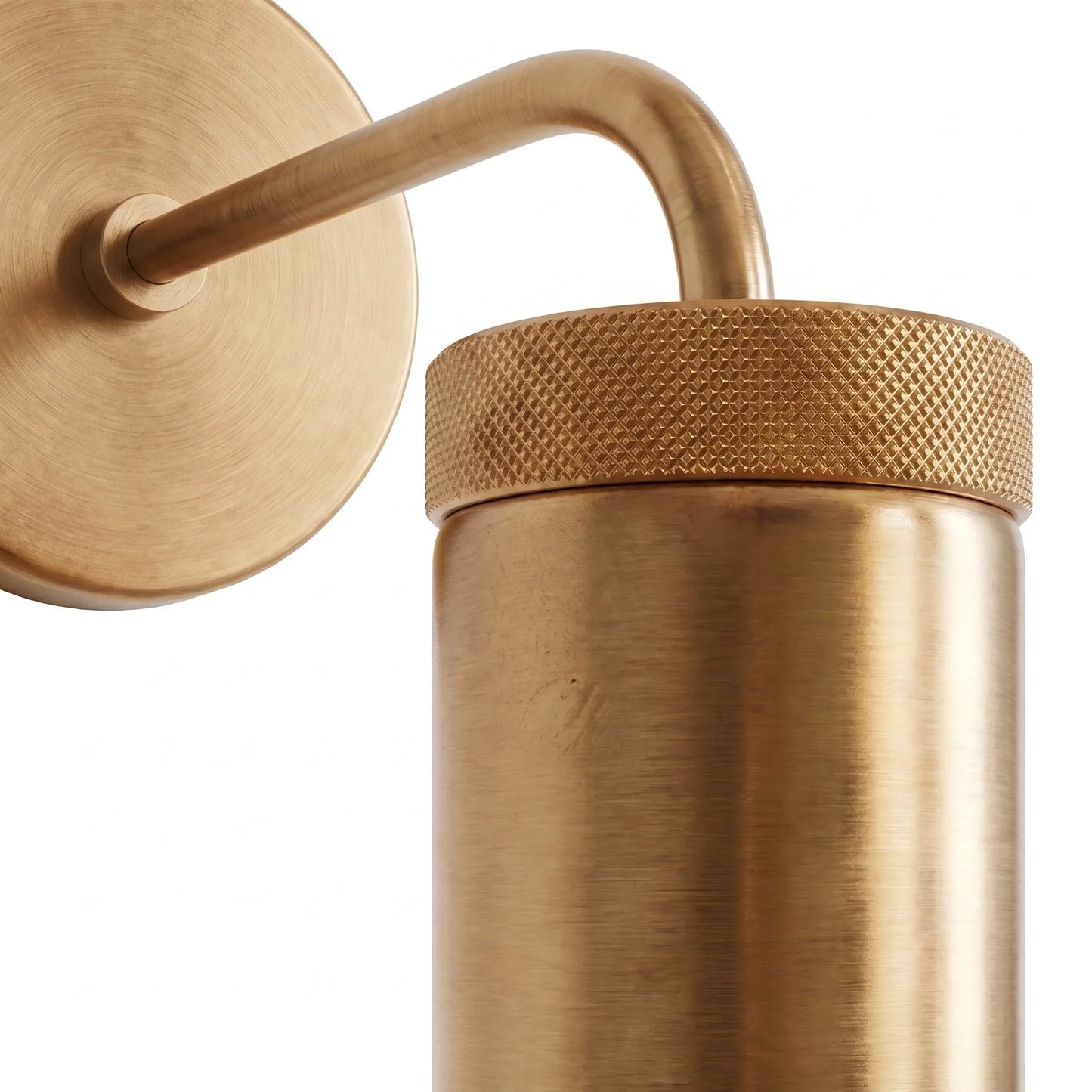 Orrin Industrial Minimalist Metal Tapered Sconce