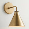 Orrin Industrial Minimalist Metal Tapered Sconce