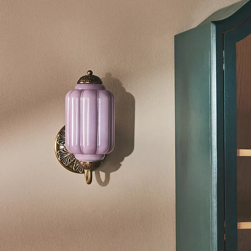 Maevor Vintage Milk Glass Eloise Wall Light