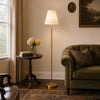 Theryn Modern Tapered Shade Linen Floor Lamp