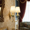 Faelon Classic Armed Fabric Shade Sconce