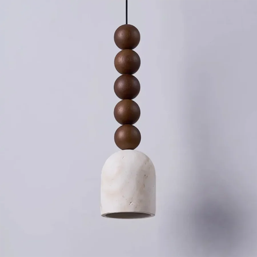 Vaedric Wabi-Sabi Stone Pendant Light
